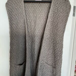 Cozy Gray Women's Sweater-Vest